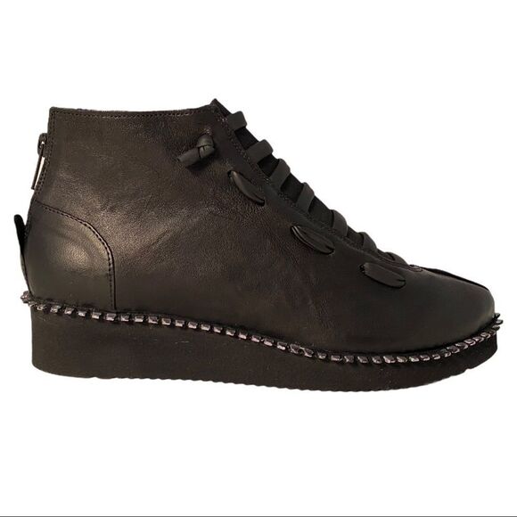 Papucei New Women’s Boots Azola Black Leather - Picture 1 of 9